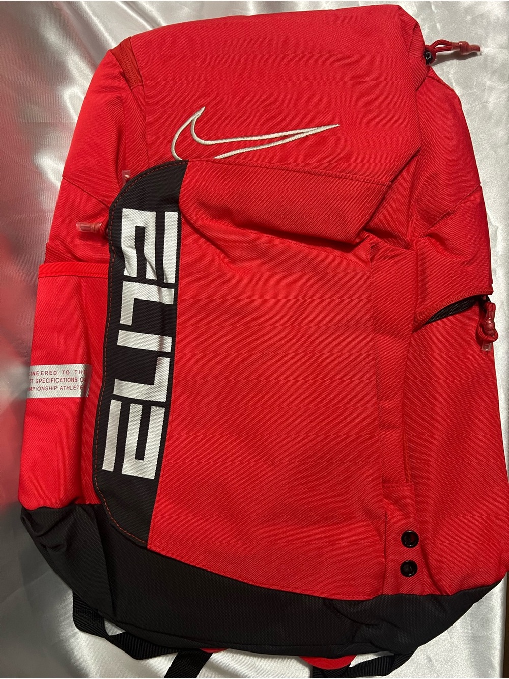 Nike Red and Black Elite Backpack